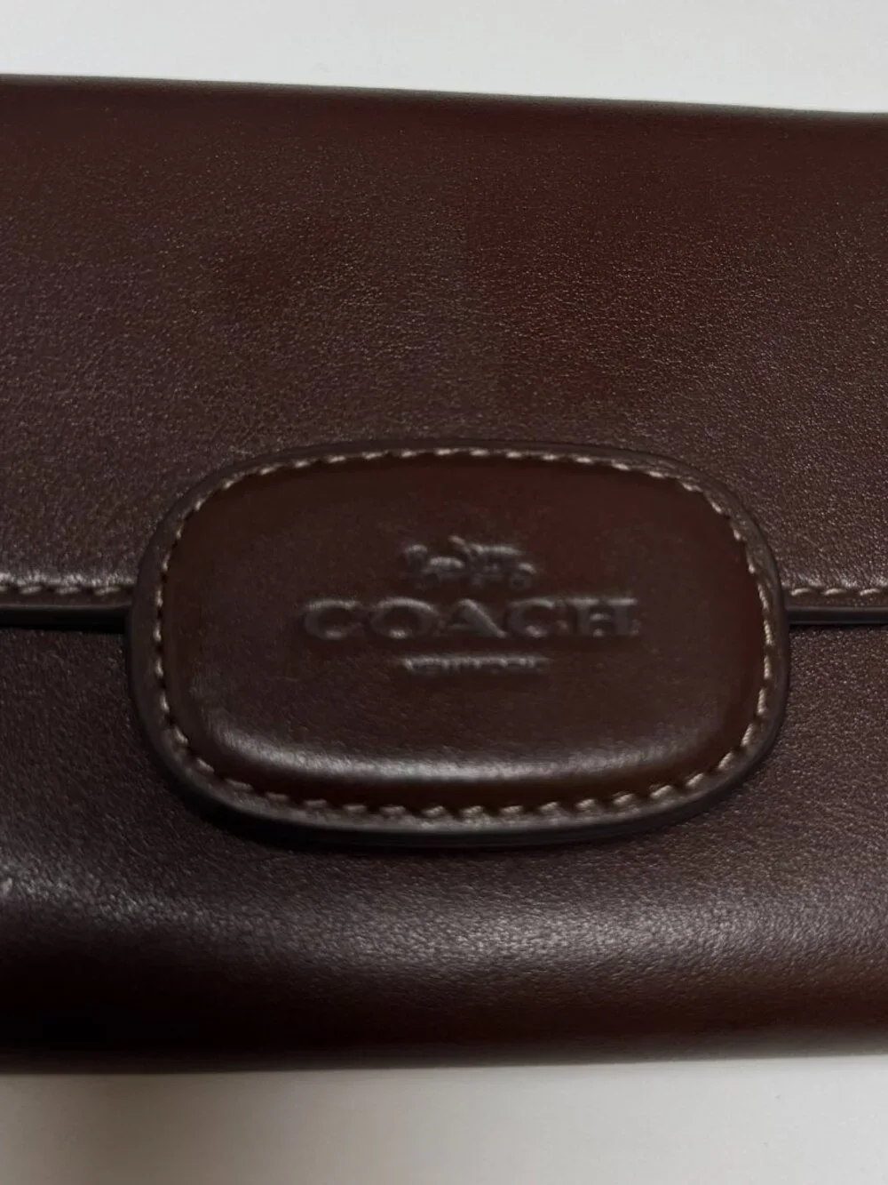 Coach Eliza Small Brown Leather Snap Wallet - Picture 3 of 7